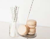Silver Diagonal Stripe Treat Sticks