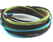 Leather Bracelet Wristband Mens Womens d8