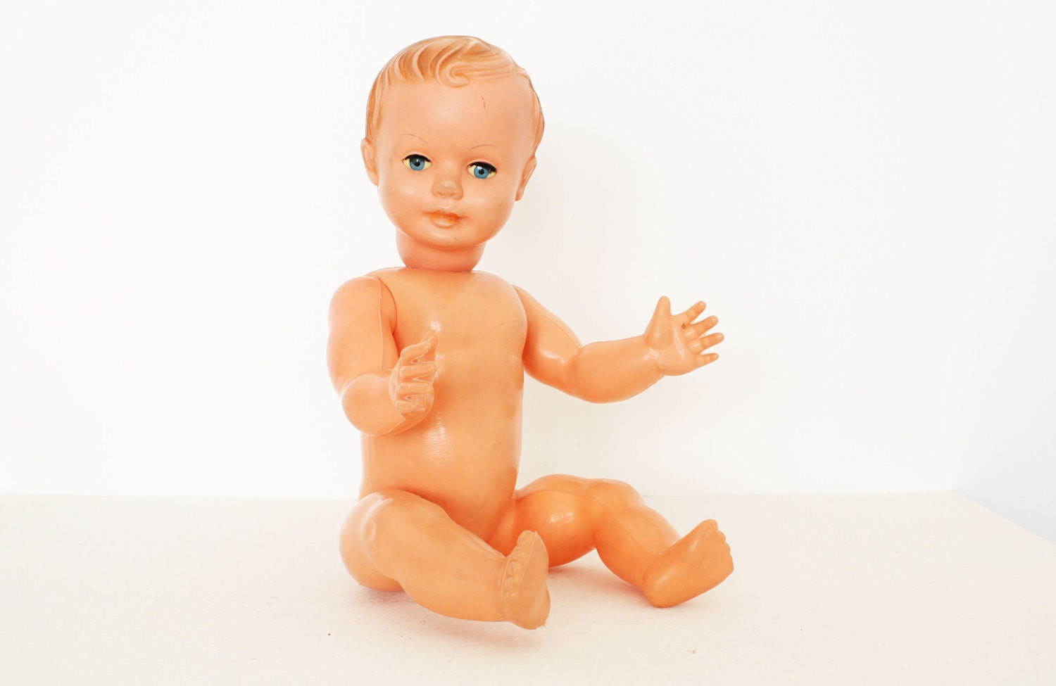 Vintage plastic big doll