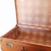 Vintage retro orange large suitcase