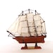 Vintage hms bounty ship boat model