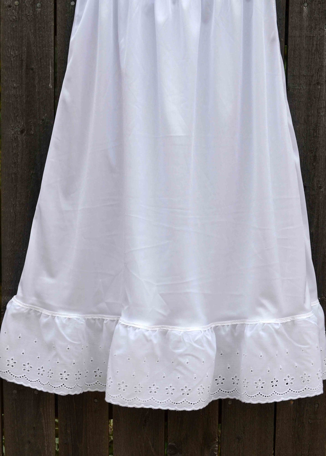 Modest Slip Extender- Little Eyelet Lace
