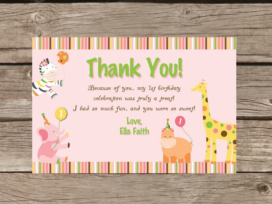 1st Birthday Thank You Quotes. QuotesGram