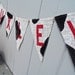 Farm Cowboy Birthday Decoration / Burlap Name Banner / Cow Print Banner