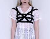 Black Geometry- Bandage Caged Bralet
