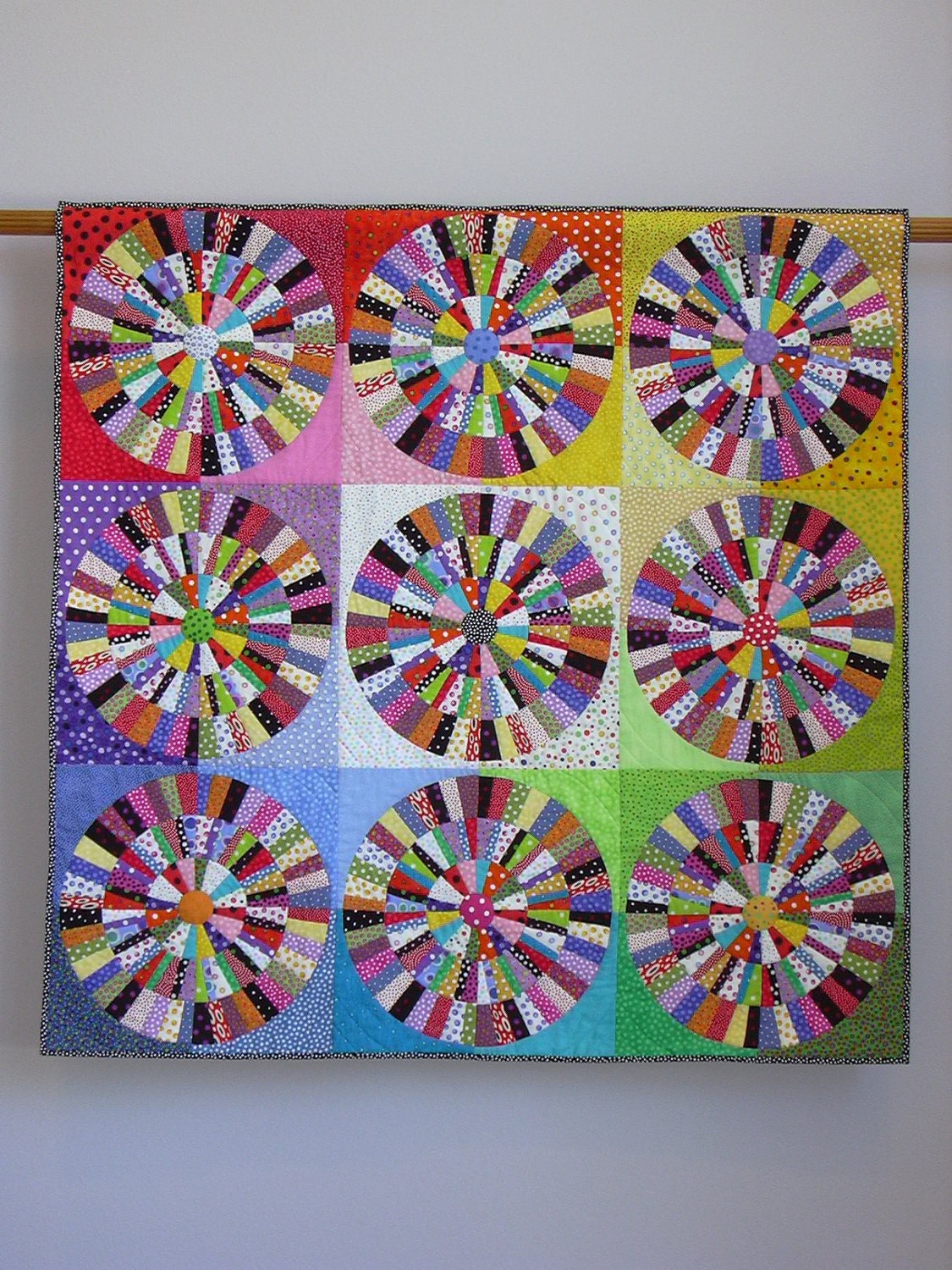 On the Dot wall quilt