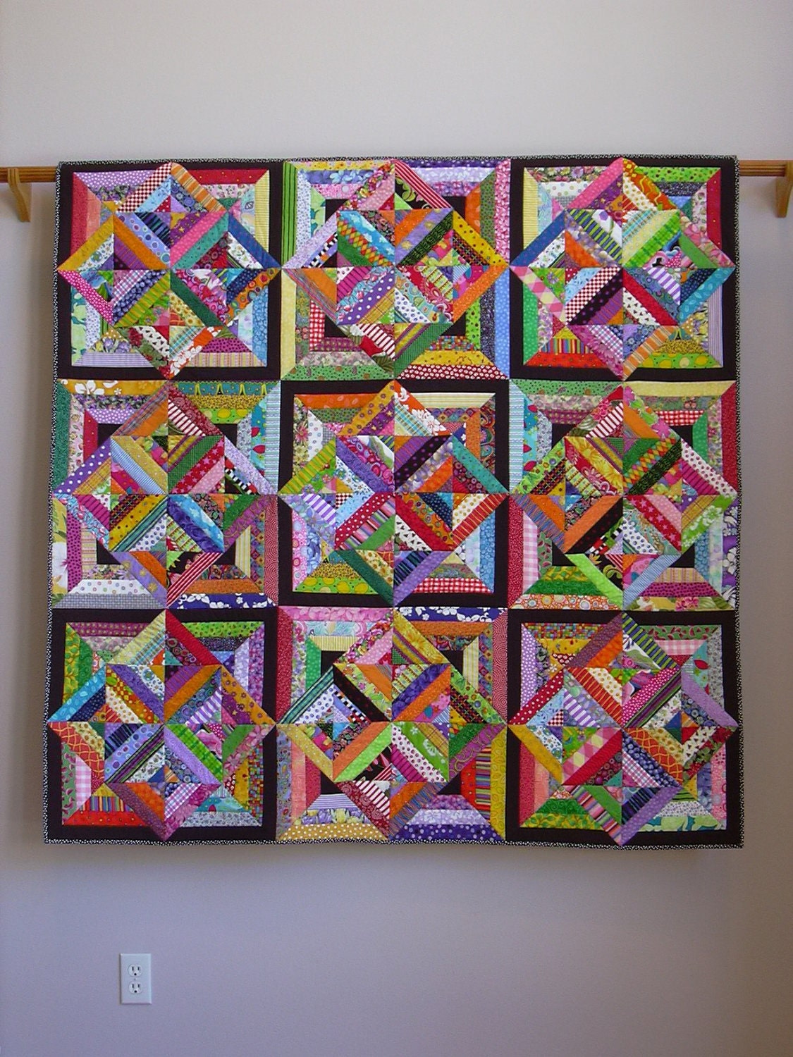 Fabric Soup wall quilt