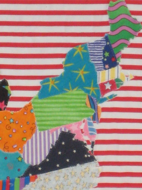 Stars & Stripes wall quilt