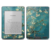 Amazon Kindle Touch Skin Cover - Blossoming Almond Tree GLOSSY MATTE LEATHER option