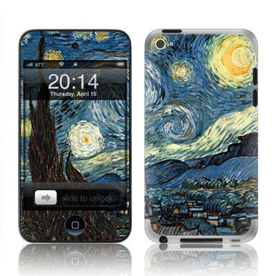 Apple iPod Touch 4th Gen Decal Skin Cover - Starry Night