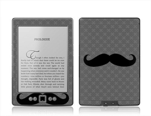 Amazon New Kindle Decal Skin - Mustache