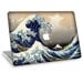 Apple Macbook Air 11" 13" Decal Skin w/ Apple Cutout - The Great Wave