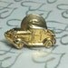 Avon signed model T car tie tac in gold tone