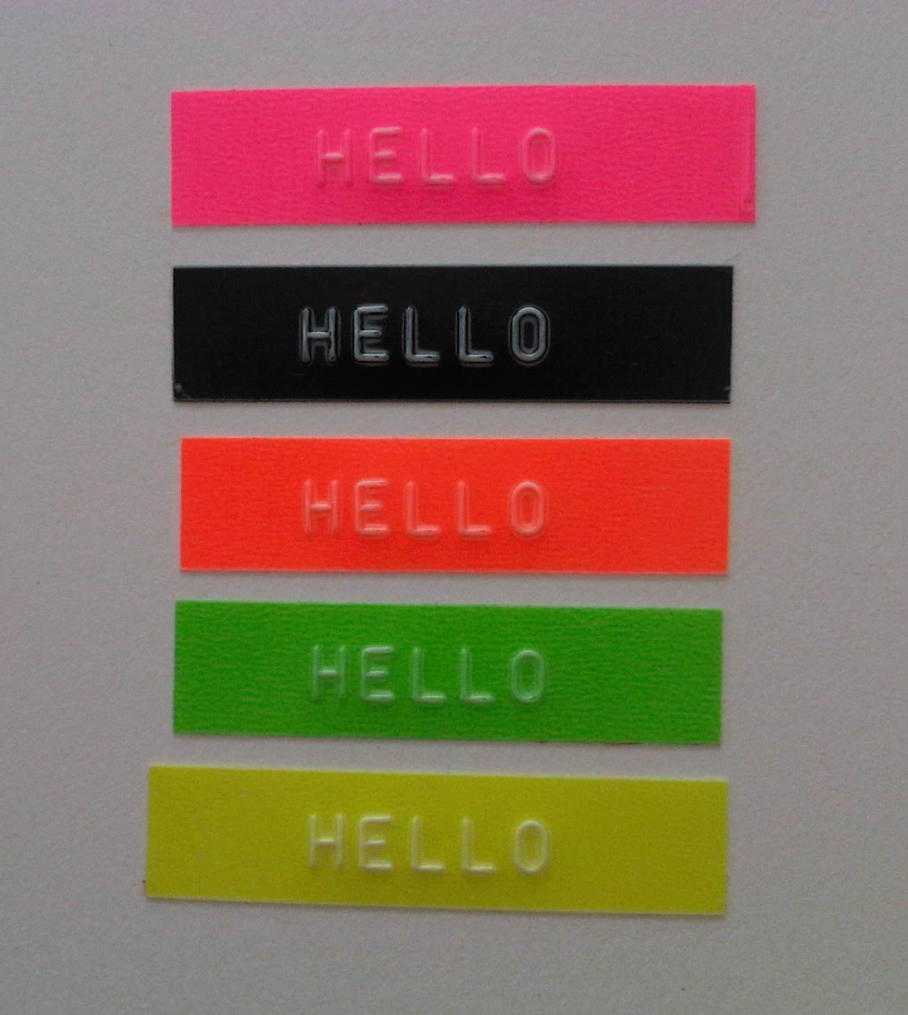Retro OH MY Motex handheld embossing label maker (E101 GREEN)
