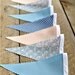 Sky  - Vintage Bunting Banner with 12 Flags