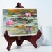 Hawaii Painting Water Lilies Original Watercolor Koi Pond 5x7 Janet Zeh