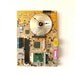 Wall clock made from a recycled Computer circuit board