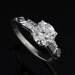 Antique 1.43Ct Diamond Platinum Engagement Ring