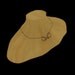 Solid 14K Pink Gold Police Heart Handcuffs Pendant