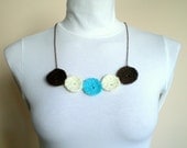 Crochet Geometric Necklace