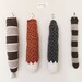 Animal tail - Racoon - pretend, soft knitted toy