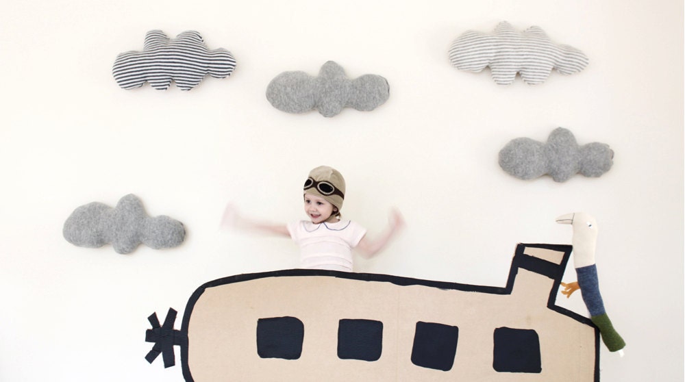 CLOUD shaped pillow - grey