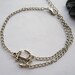 Bracelet---antique silver little anchor bracelet &alloy chain