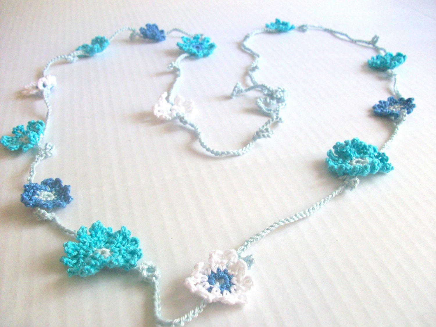 Floral Necklace pastel colors,wedding gift,spring,or summer accesories,mother gift