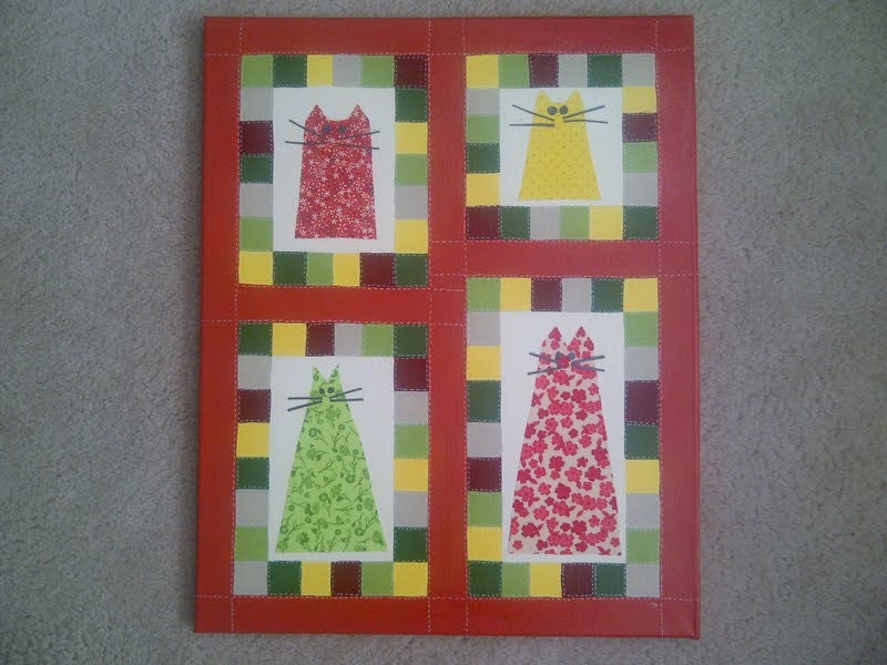 Quilt Art: Country Cats