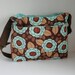 Cross Body Messenger Tote Bag Purse, Ready to Ship