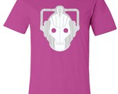 Doctor Who Cyberman Shirt- Men's Women's & Kids  - Easy Last Minute Halloween Costume