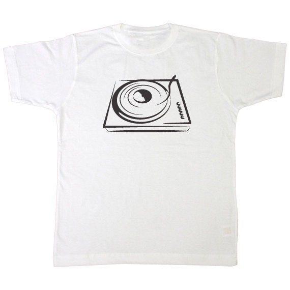 Music - T Shirt - Unisex American Apparel -  White Shirt  - Available in S, M, L, XL