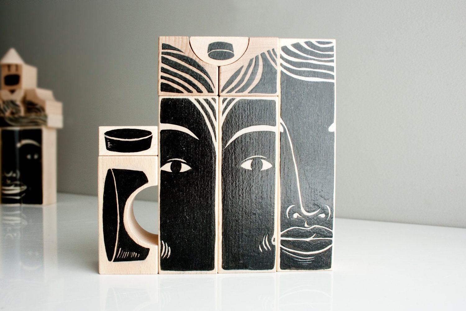 Phalanx (Wood Sculpture) Set A