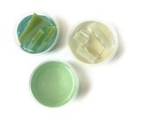 Cucumber Melon Green Tea Honeydew Freesia Lily Scented Gel Wax Tarts Soy Blend Pale Mint Green To Go Pack 3