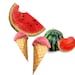 1 Watermelon Sherbet Candle Sachet Red Pink Green Summer Picnic Inspired Decor Ice Cream Scented Modern Vegan Under 10 Large