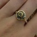 Rough Diamond Engagement Ring , 22k Gold Silver Rough Diamond Engagement Ring, Engagement  Ring