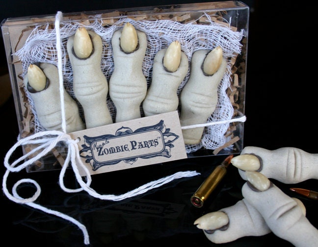 Zombie Apocalypse Party Rations: 12 Gift Boxes of Maple Flavored "Zombie Parts" Cookies