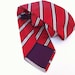 Etro silk regimental tie red