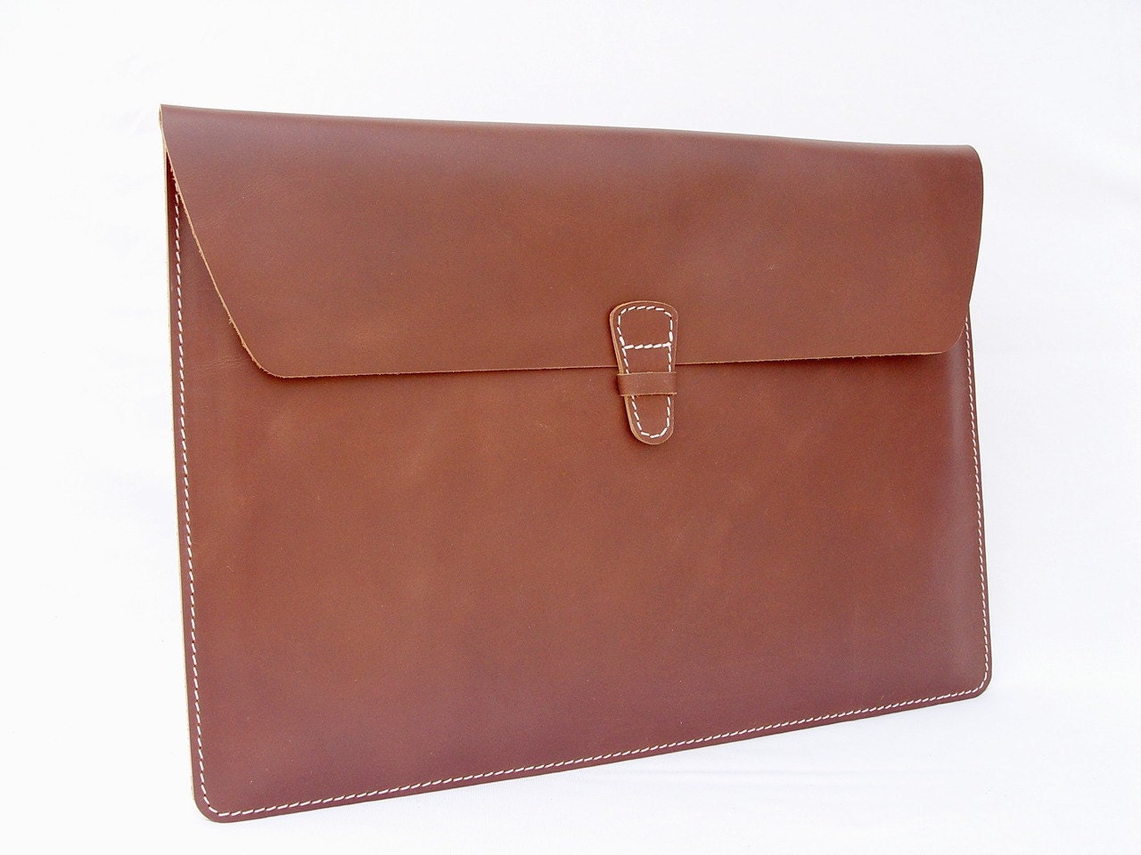 MacBook Air 13 Case in Mahogany Brown Leather - LO