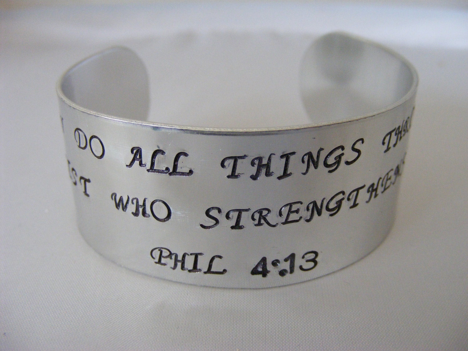 Hand Stamped Cuff Bracelet