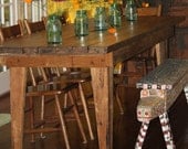 HARVEST TABLE Hand made from reclaimed lumber