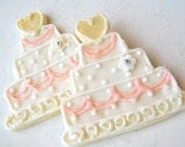 Wedding Cookie Favor Wedding Cake Sugar Cookies All Natural Home Baked