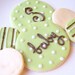 Sugar Cookies Iced Custom Baby Shower Cookie Favor