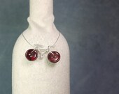 Vintage Button Bicycle Necklace