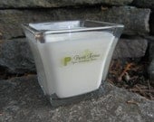 Aromatherapy Soy Candle, 100% Organic and All Natural, 4 High End Specialty Scents, 'Seduction', 'Vanilla Cream', 'Evergreen Mist'