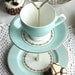 2 tier jewelry / candy / truffle stand: English bone china upcycled to make a pretty mini cake stand