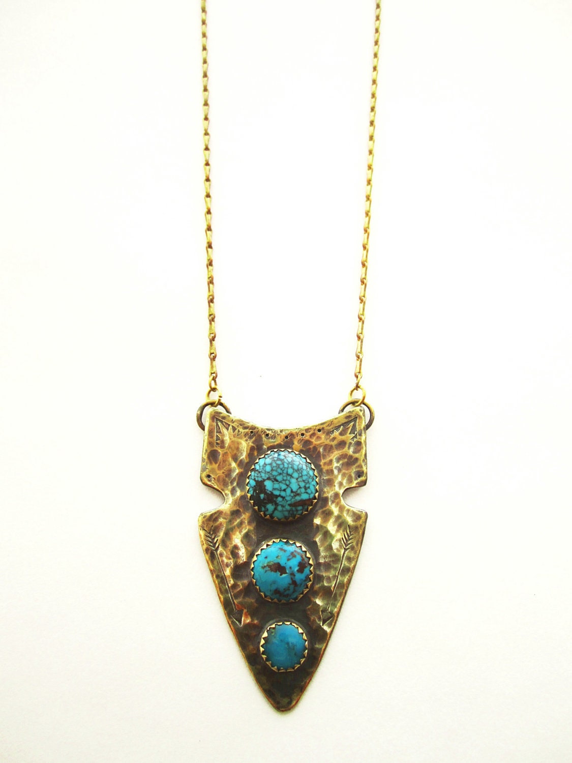SALE I the Warrior Arrowhead Necklace