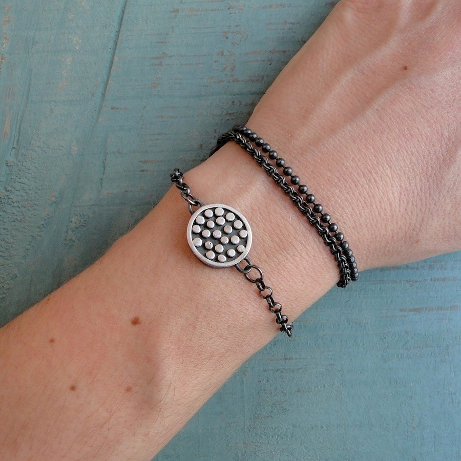 Sterling Silver Lunar Bracelet
