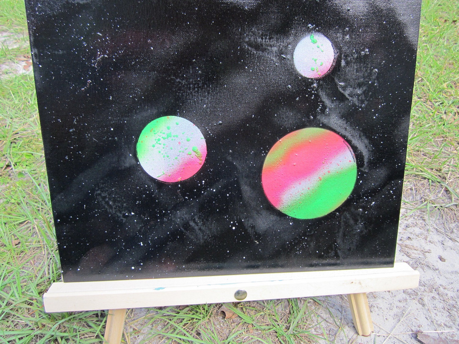 Fluorescent Space Painting