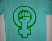 Feminist Fist Symbol Children's Unisex t-shirt political toddler, baby